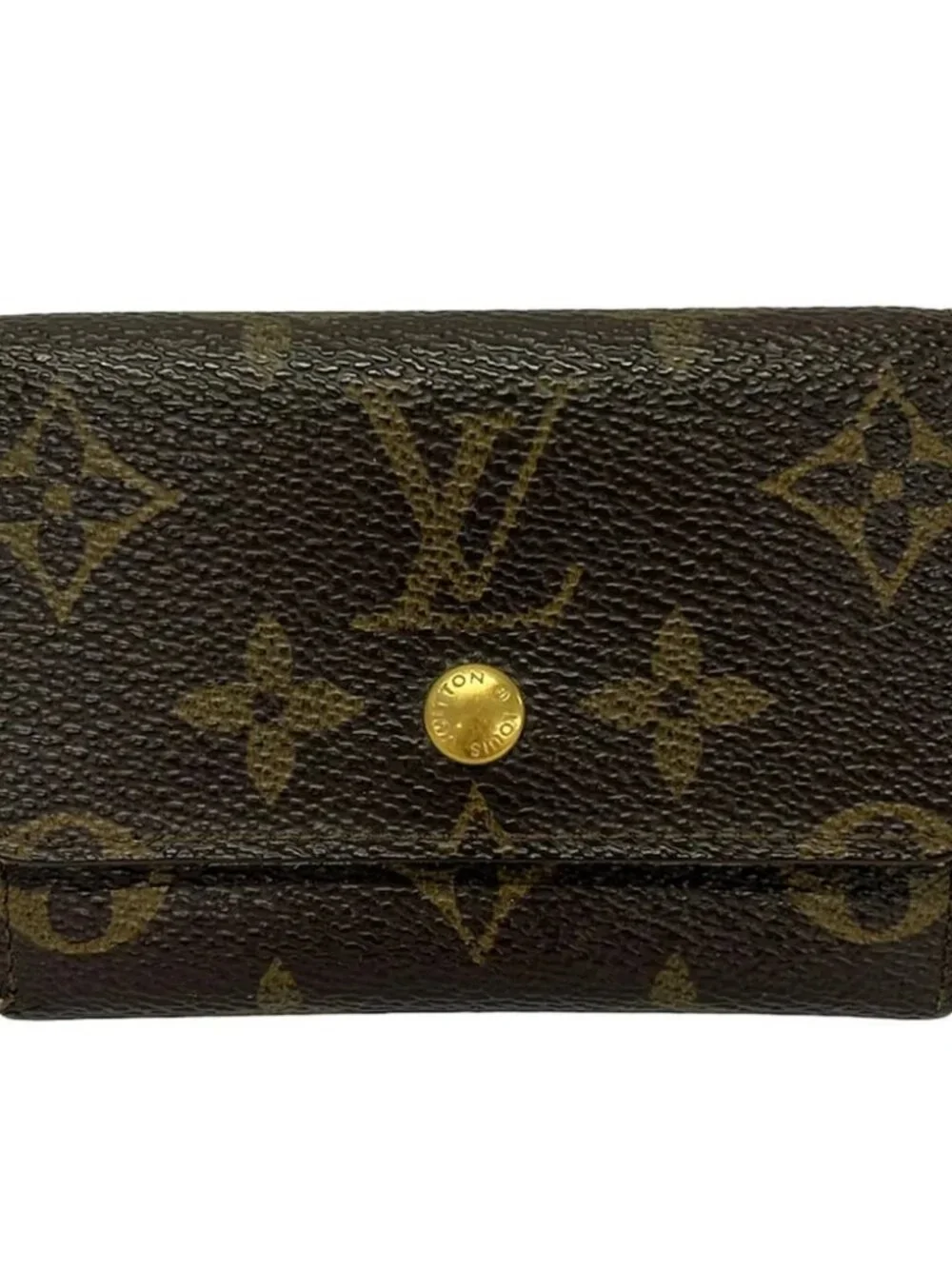 LOUIS VUITTON Porte Monnaie Plat M61930 Monogram RA0940 Coin Case